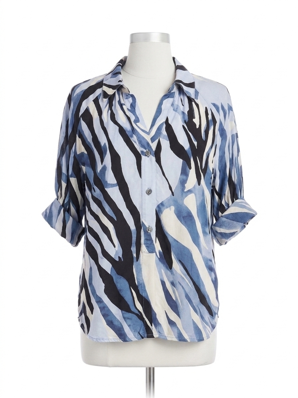 NEW FIFTEEN TWENTY yvette blouson sleeve top in print